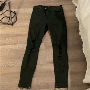 JBrand ripped skinny jeans